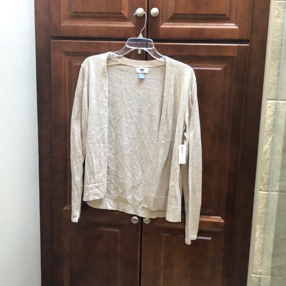 Tan cardigan